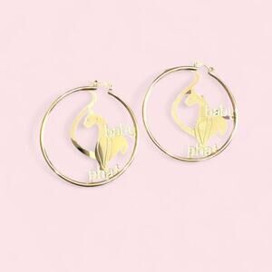 Y2k baby phat hoops earrings